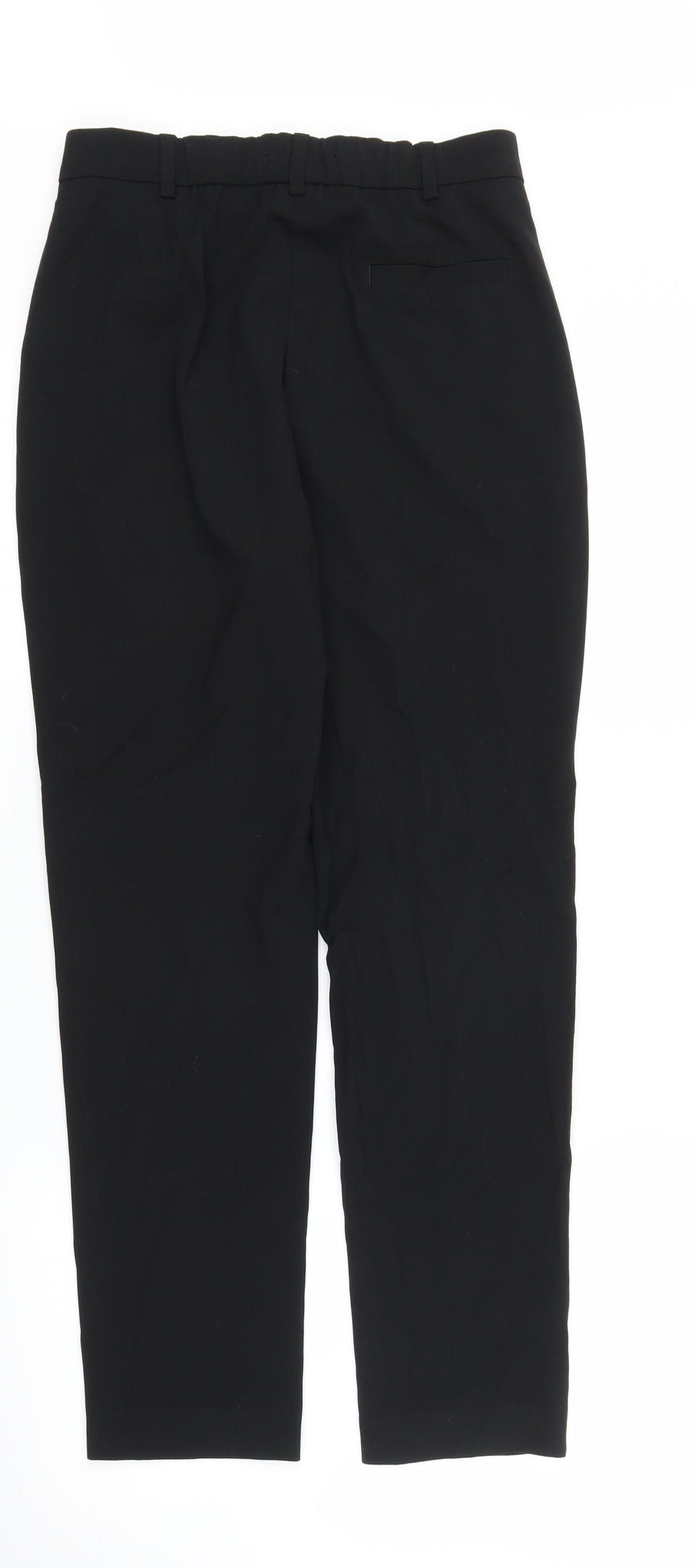 M&S Womens Black   Capri Trousers Size 8 L24 in