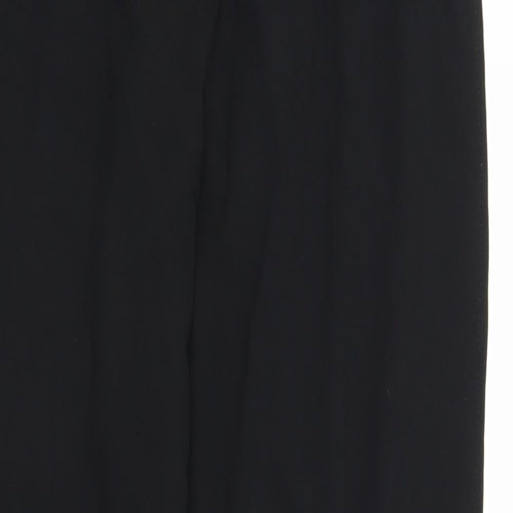M&S Womens Black   Capri Trousers Size 8 L24 in