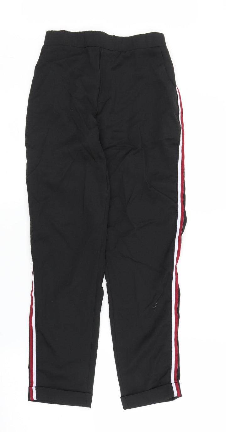 New Look Womens Black Sweatpants Trousers Size 8 L24 in