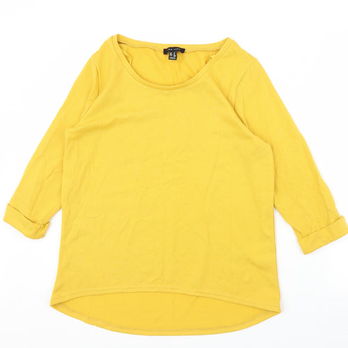 New Look Womens Yellow   Basic Blouse Size 14