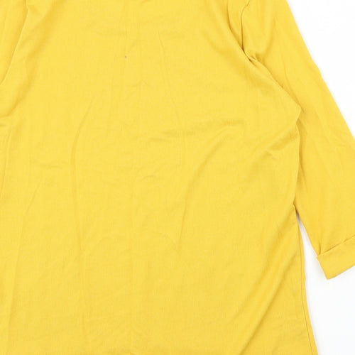 New Look Womens Yellow   Basic Blouse Size 14