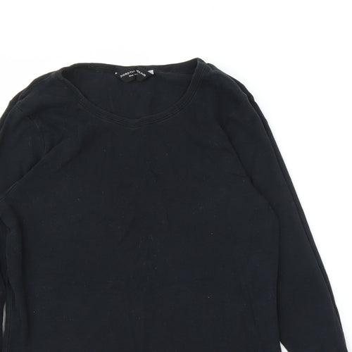 Dorothy Perkins Womens Black   Basic T-Shirt Size 16