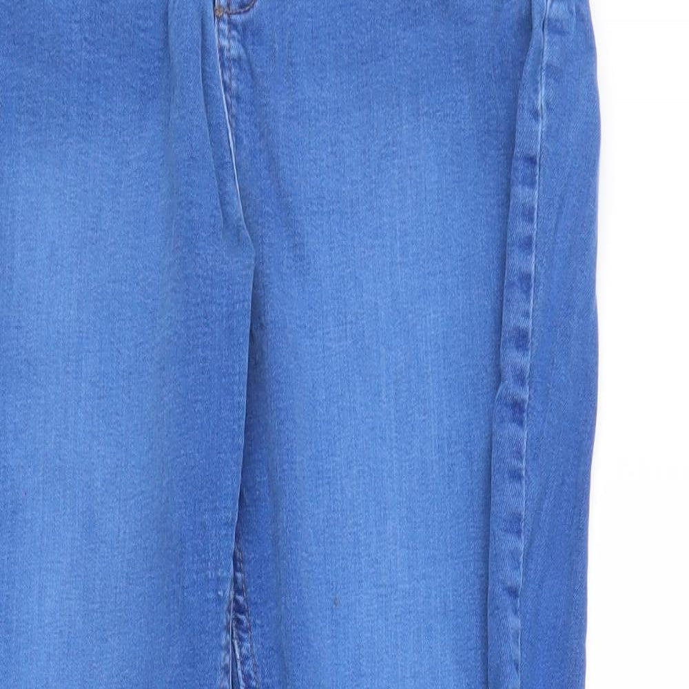 Dorothy Perkins Womens Blue  Denim Skinny Jeans Size 10 L24 in