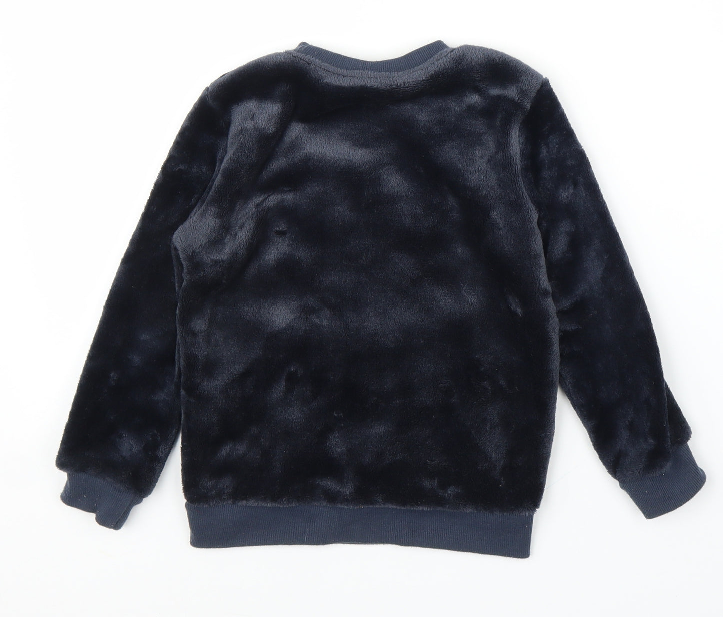 Little Kids Girls Blue   Pullover Jumper Size 4-5 Years