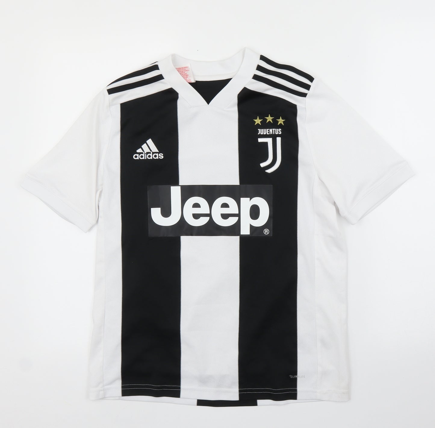adidas Boys White   Basic T-Shirt Size 13 Years  - Football