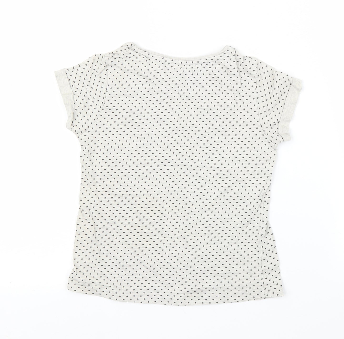 Young Dimension Girls Grey   Basic T-Shirt Size 7-8 Years
