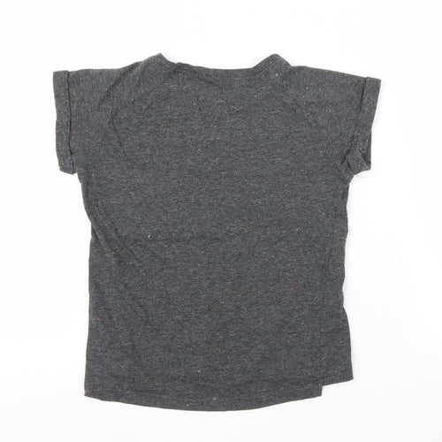 Young Dimension Girls Grey   Basic T-Shirt Size 7-8 Years