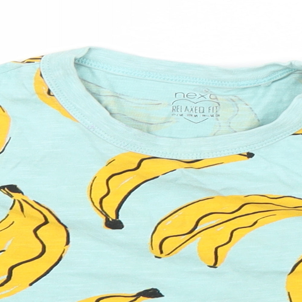 NEXT Girls Blue   Cropped T-Shirt Size 3 Years  - Banana