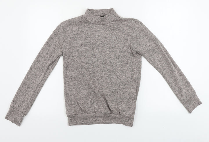 Glitz Womens Grey   Pullover Jumper Size M