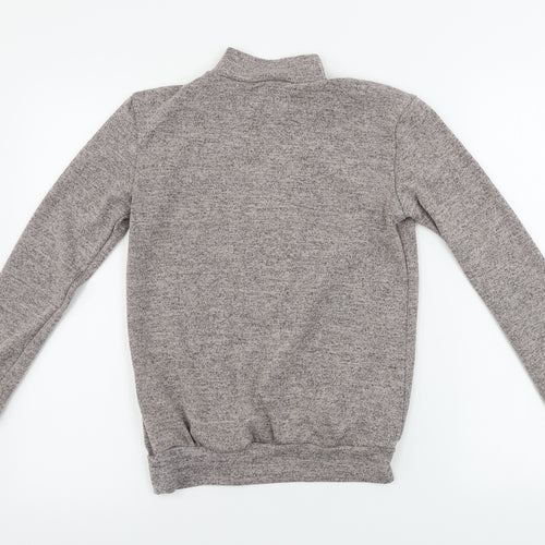 Glitz Womens Grey   Pullover Jumper Size M
