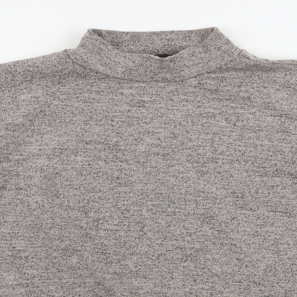 Glitz Womens Grey   Pullover Jumper Size M