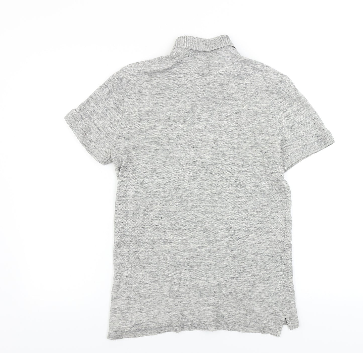 H&M  Mens Grey    Polo Size M