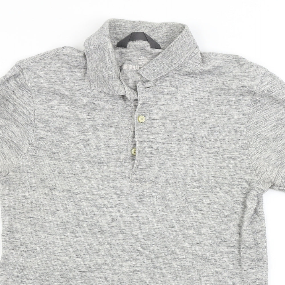 H&M  Mens Grey    Polo Size M