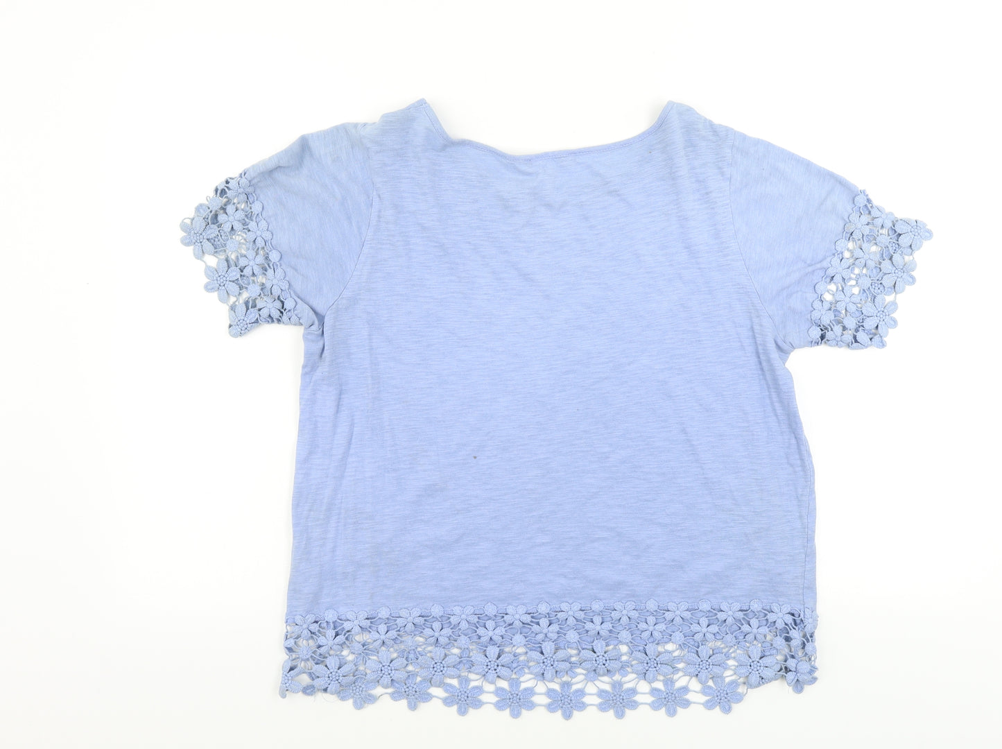 George  Womens Blue   Basic T-Shirt Size 14