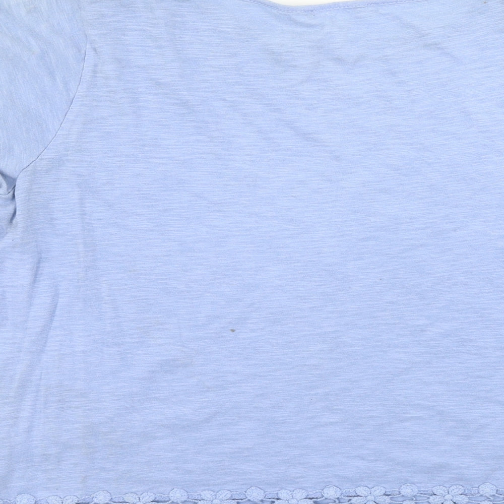 George  Womens Blue   Basic T-Shirt Size 14