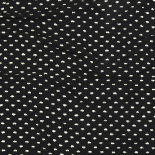 glamarous  Womens Black Polka Dot  Basic Blouse Size 14