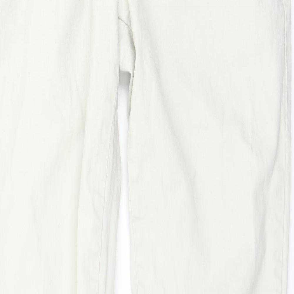 George  Mens White   Trousers  Size 32 in L34 in