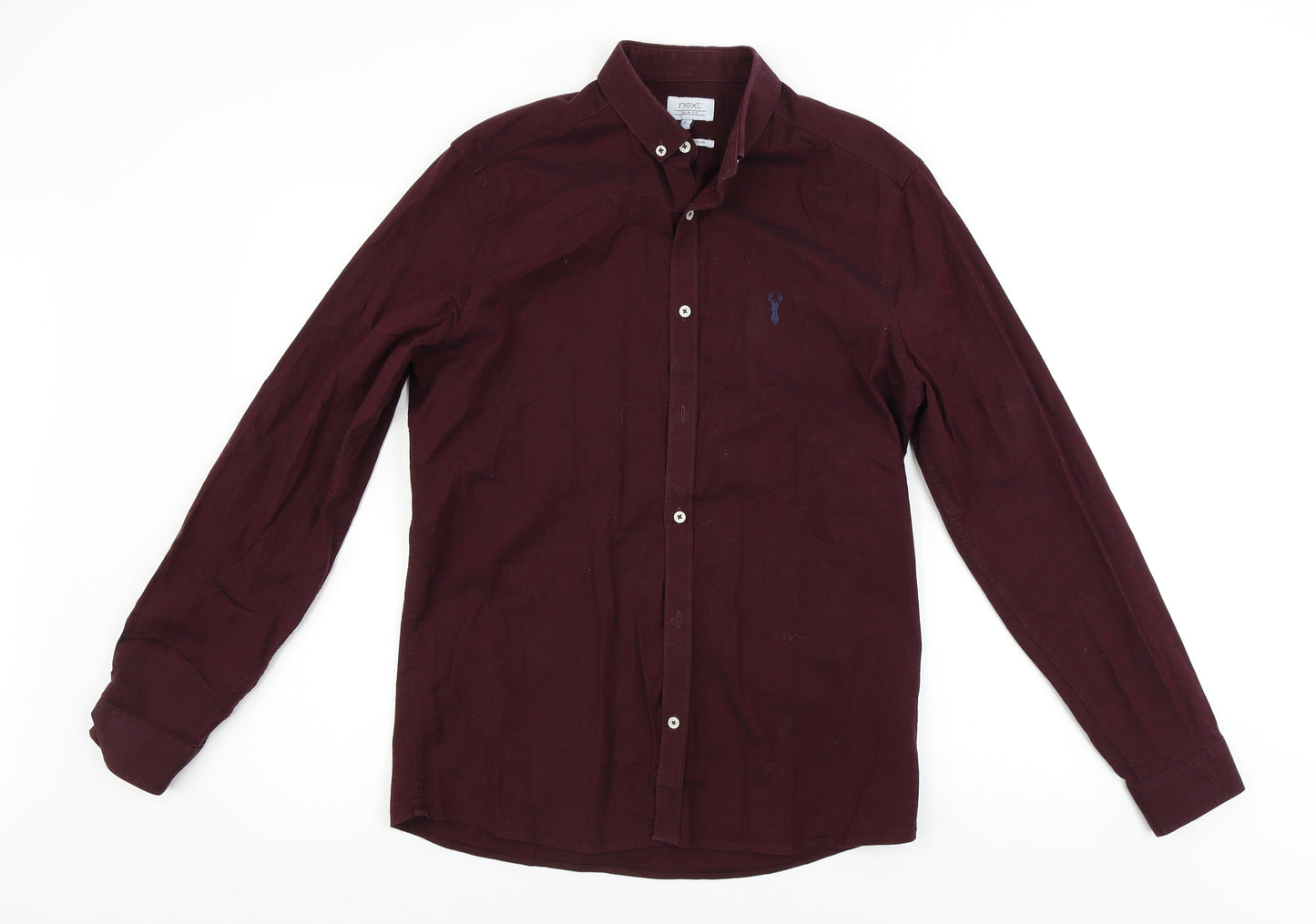 NEXT  Mens Red    Button-Up Size S
