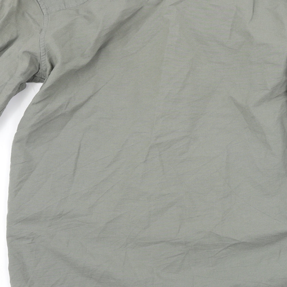 Premium Mens Grey    Button-Up Size S