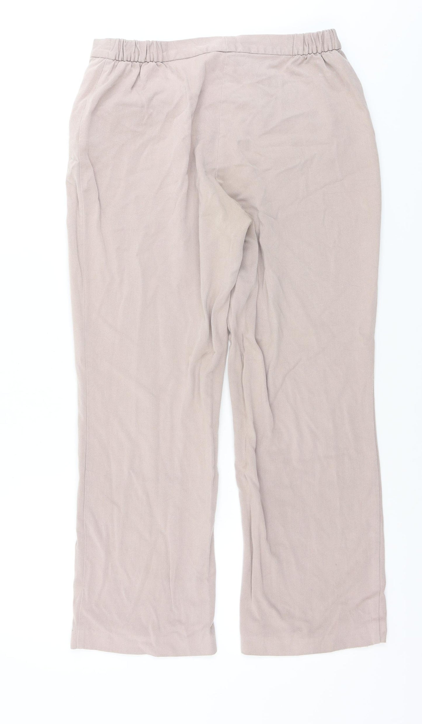 Marks and Spencer  Womens Pink   Trousers  Size 12 L25 in