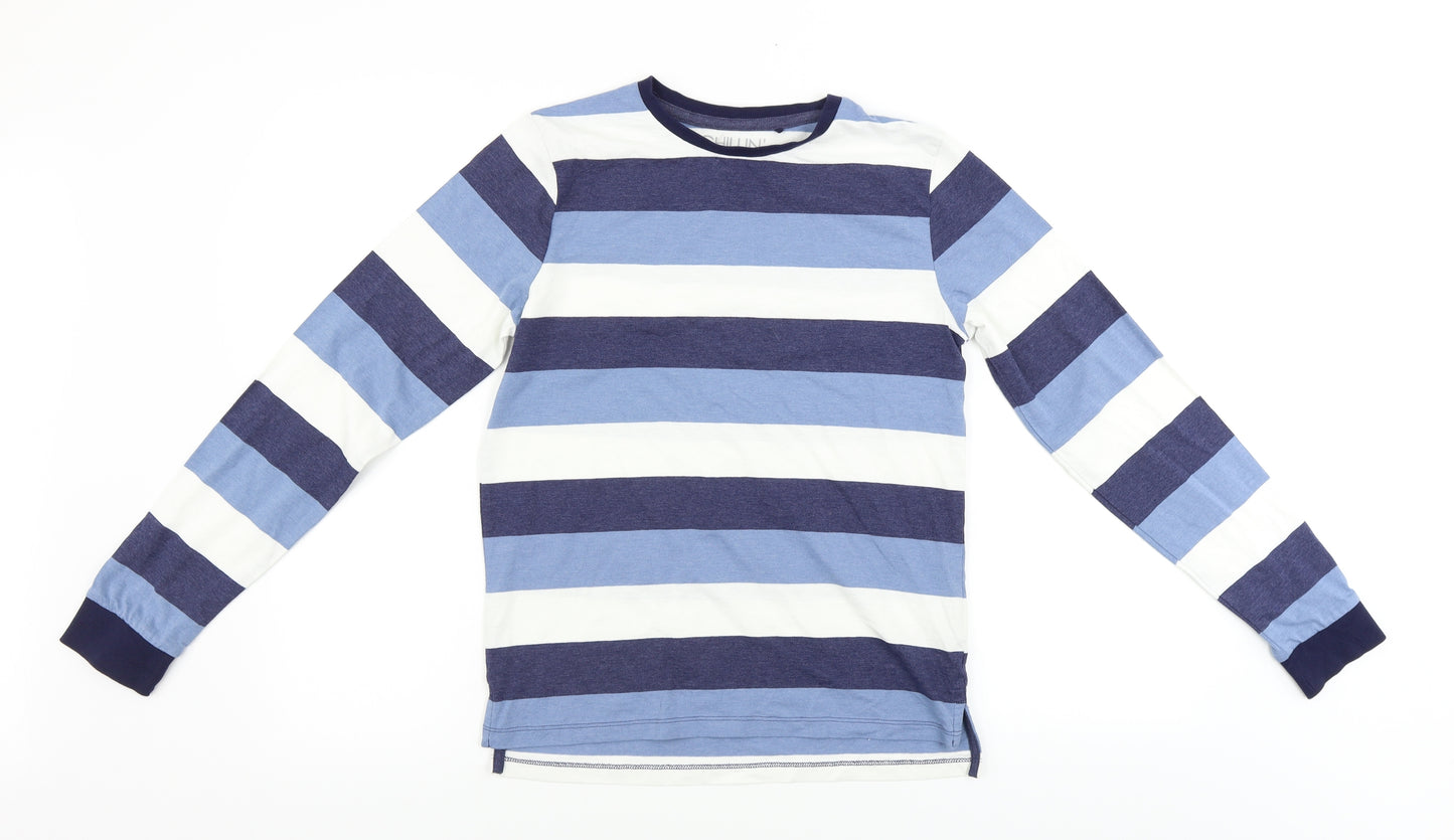 NEXT  Boys White Striped  Basic T-Shirt Size 13 Years