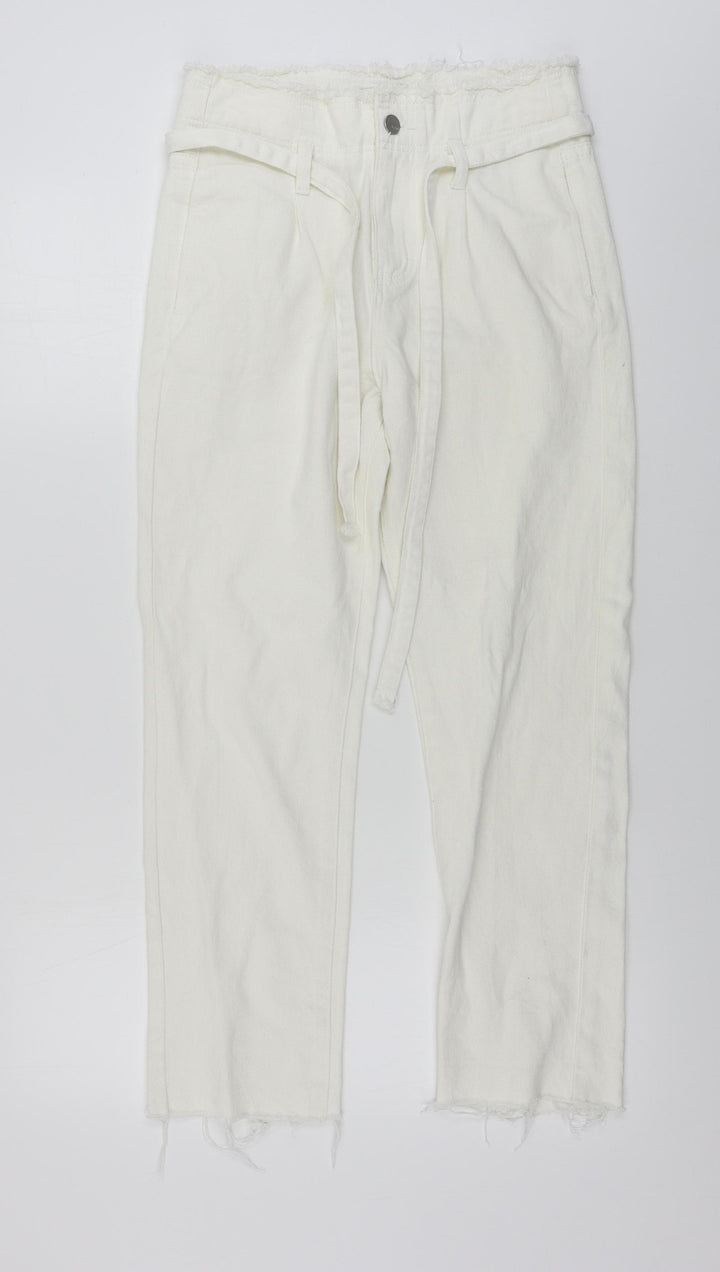 redal Womens White   Skinny Jeans Size 8 L25 in