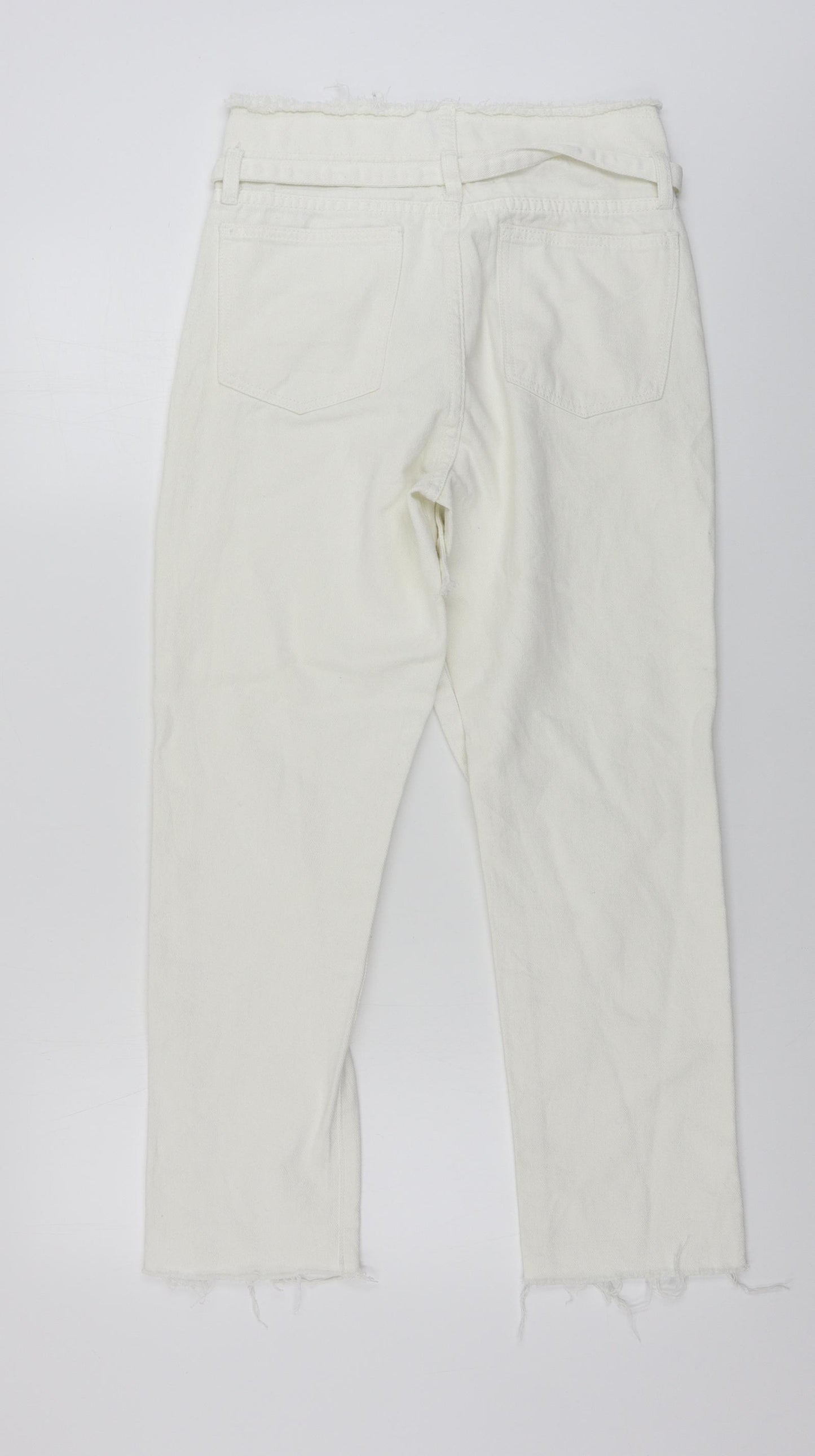 redal Womens White   Skinny Jeans Size 8 L25 in