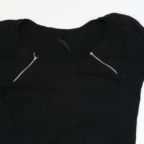 Evans  Womens Black   Pullover Jumper Size 26