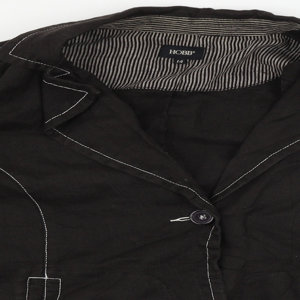 Hobbs  Womens Brown   Jacket Coat Size 14