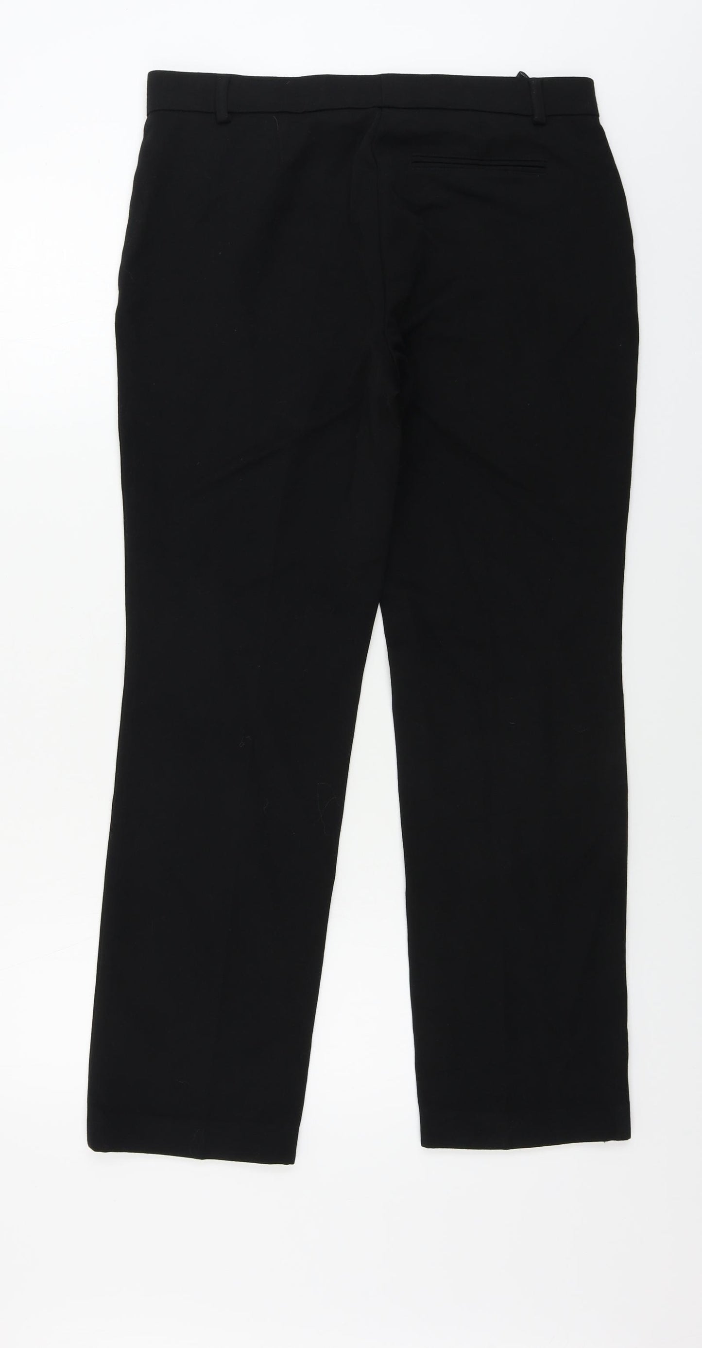 Marks and Spencer  Womens Black   Trousers  Size 12 L25 in