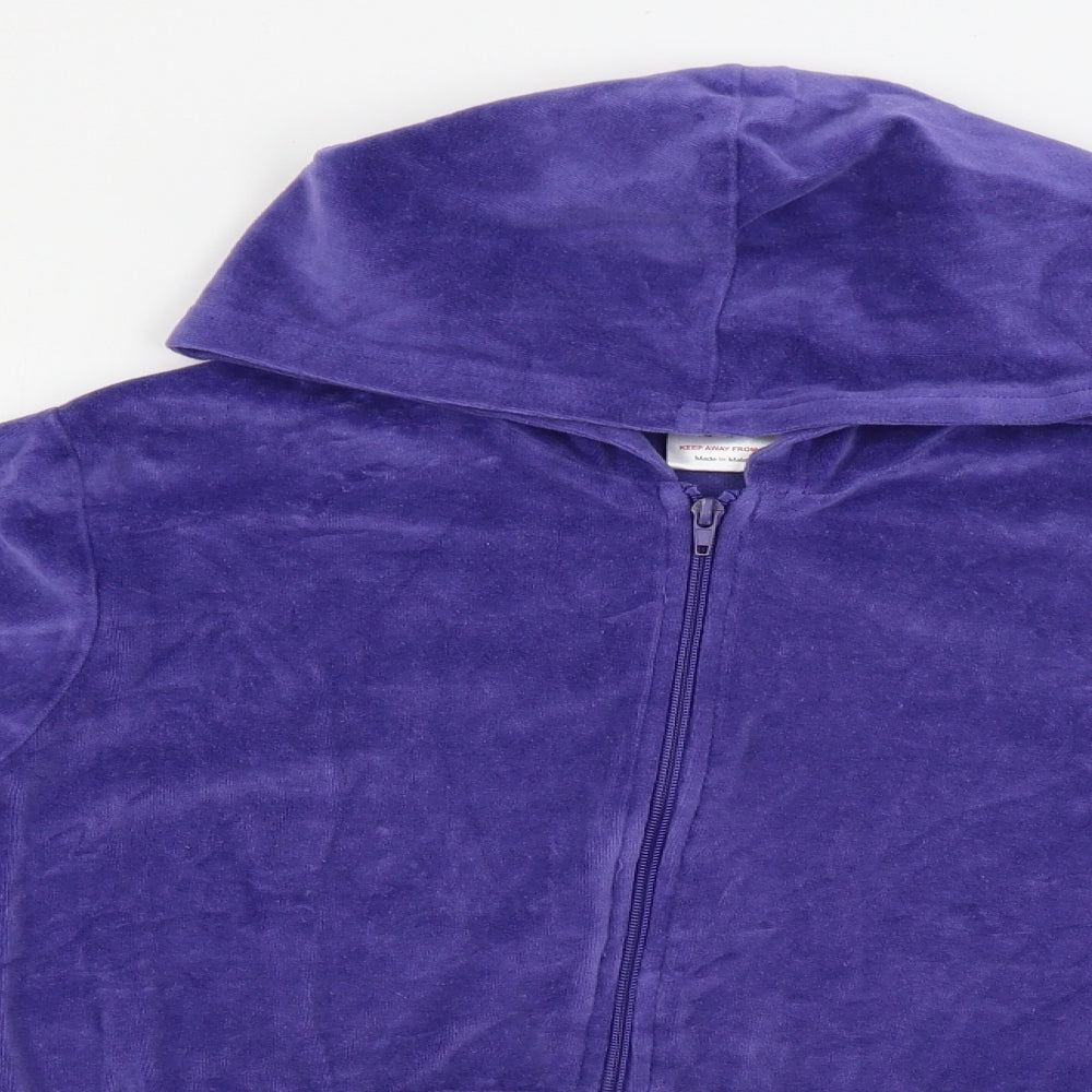body star Womens Purple   Full Zip Hoodie Size 12