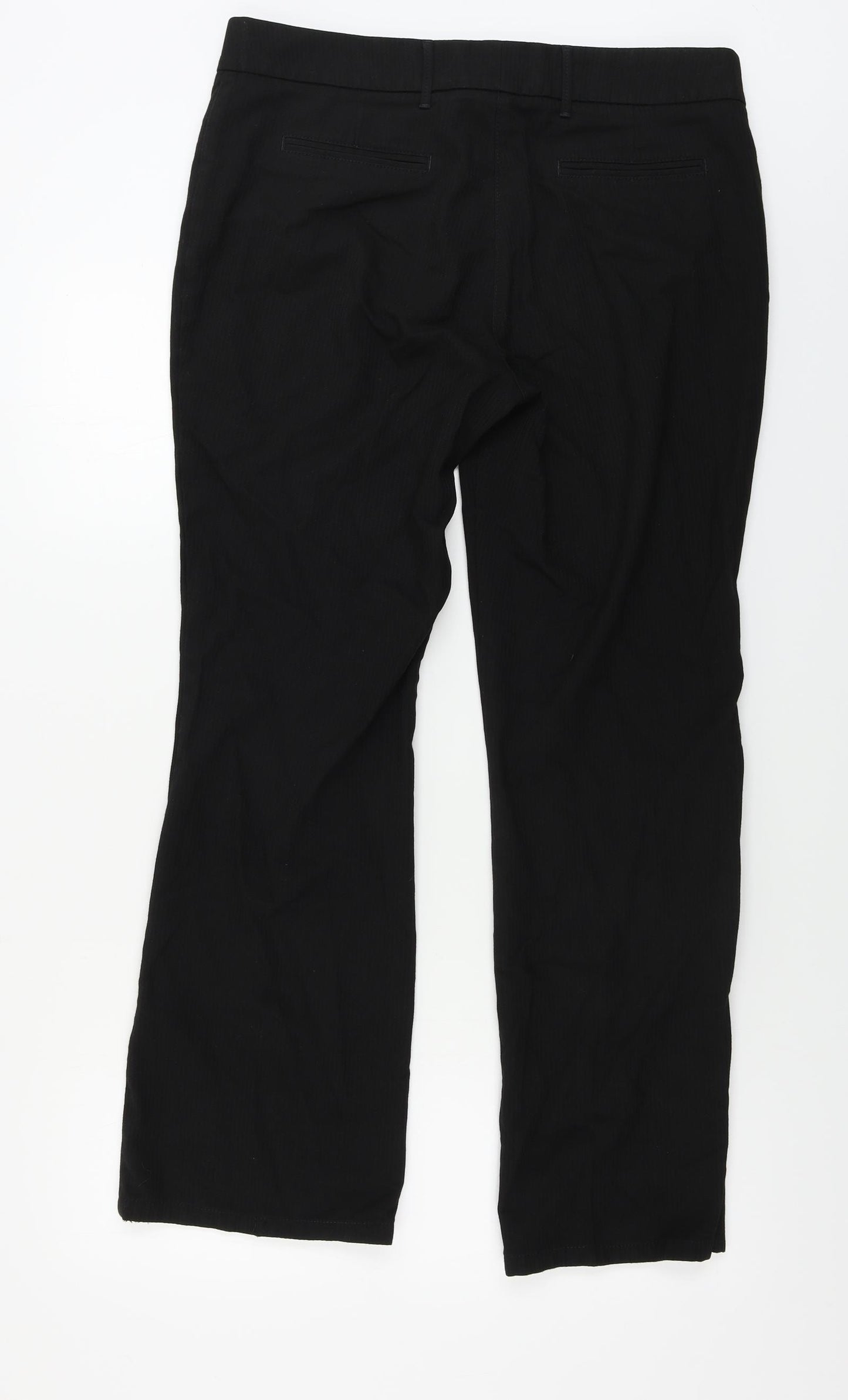 Marks and Spencer  Womens Black   Trousers  Size 14 L28 in