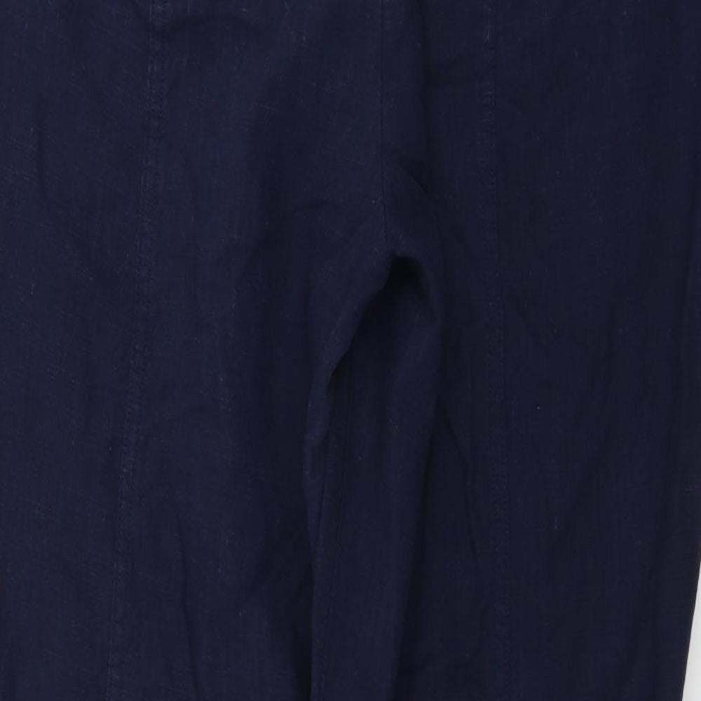 Marks and Spencer  Womens Blue   Trousers  Size 18 L26 in