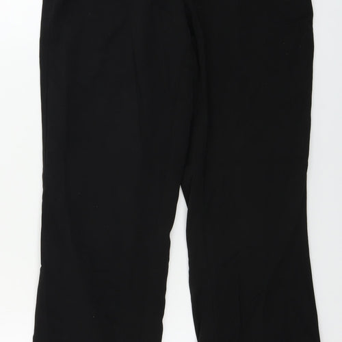 Avenue Womens Black   Trousers  Size 10 L26 in