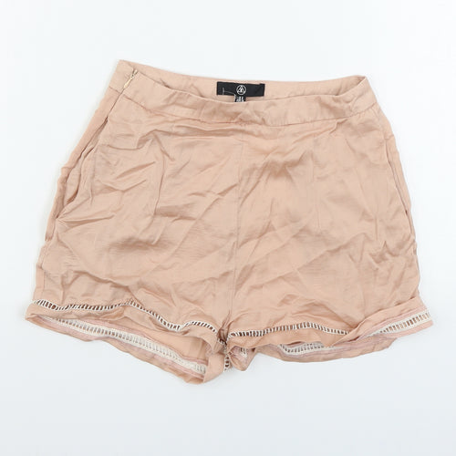 Missguided  Womens Pink   Cut-Off Shorts Size 6