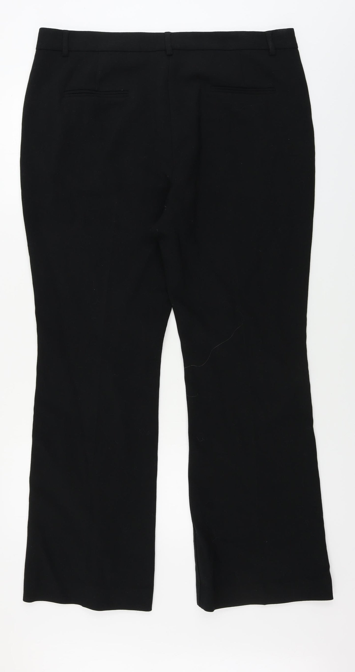 Marks and Spencer  Womens Black   Trousers  Size 18 L27 in