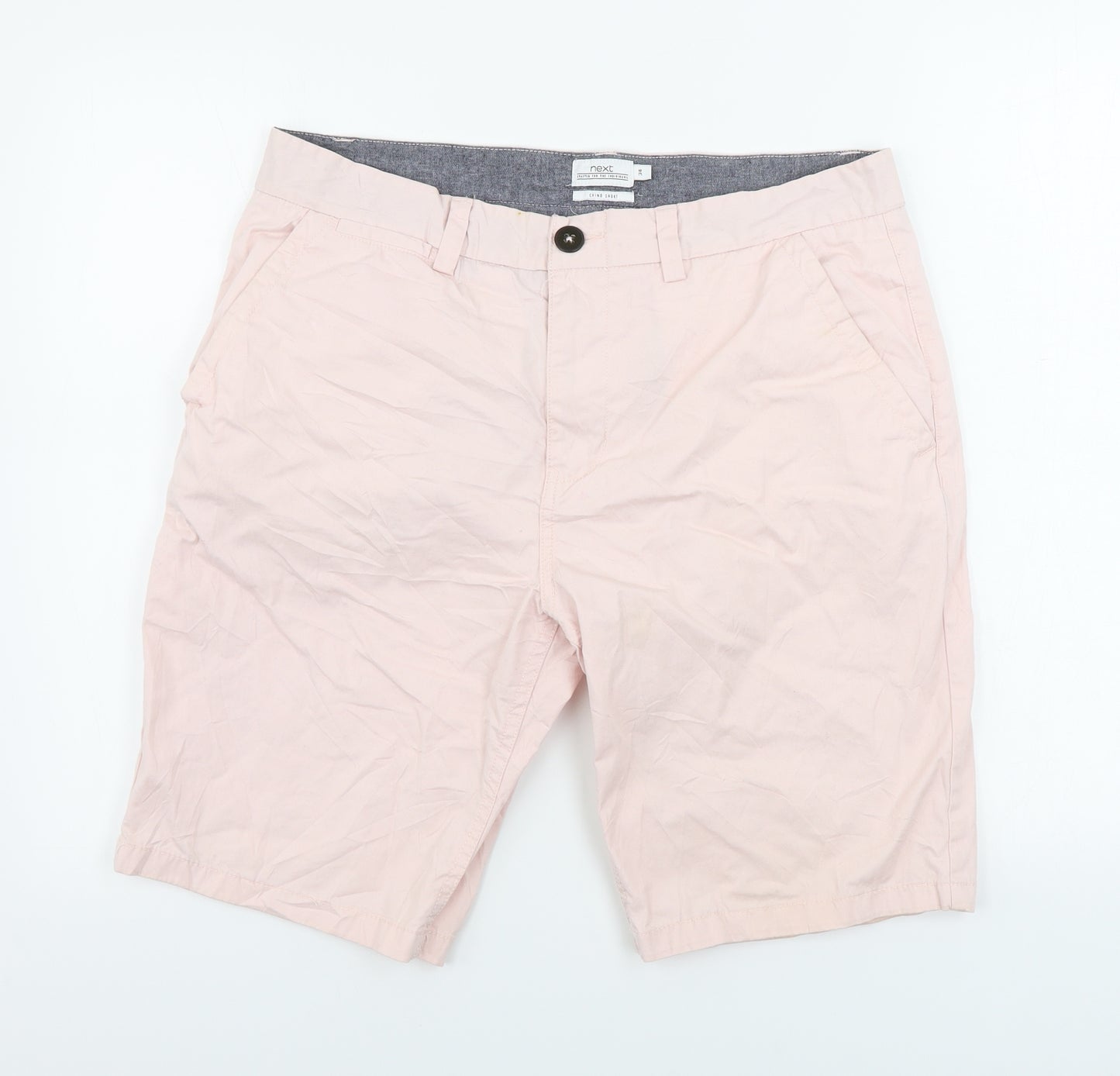 NEXT  Mens Pink   Chino Shorts Size 34 in