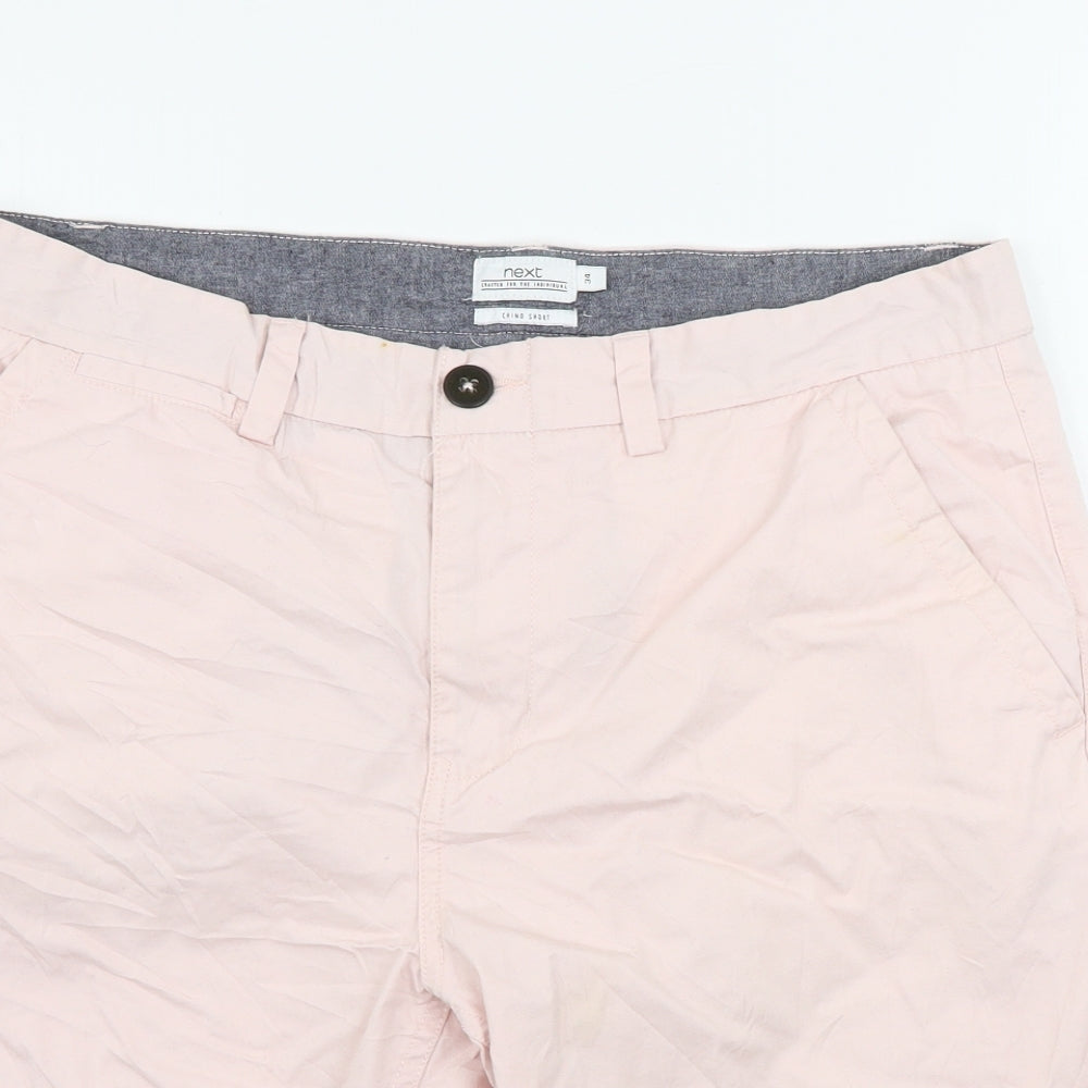 NEXT  Mens Pink   Chino Shorts Size 34 in