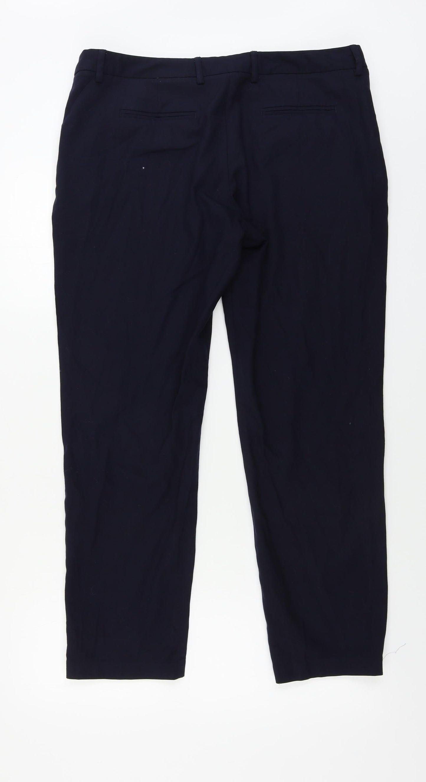 Marks and Spencer  Womens Blue   Trousers  Size 16 L25 in