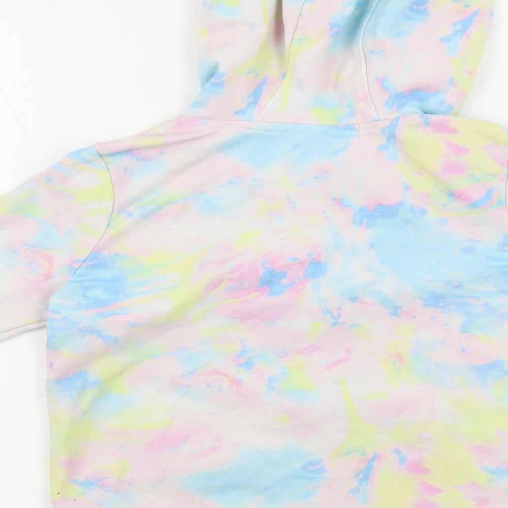 F&F  Girls Multicoloured   Full Zip Hoodie Size 8-9 Years