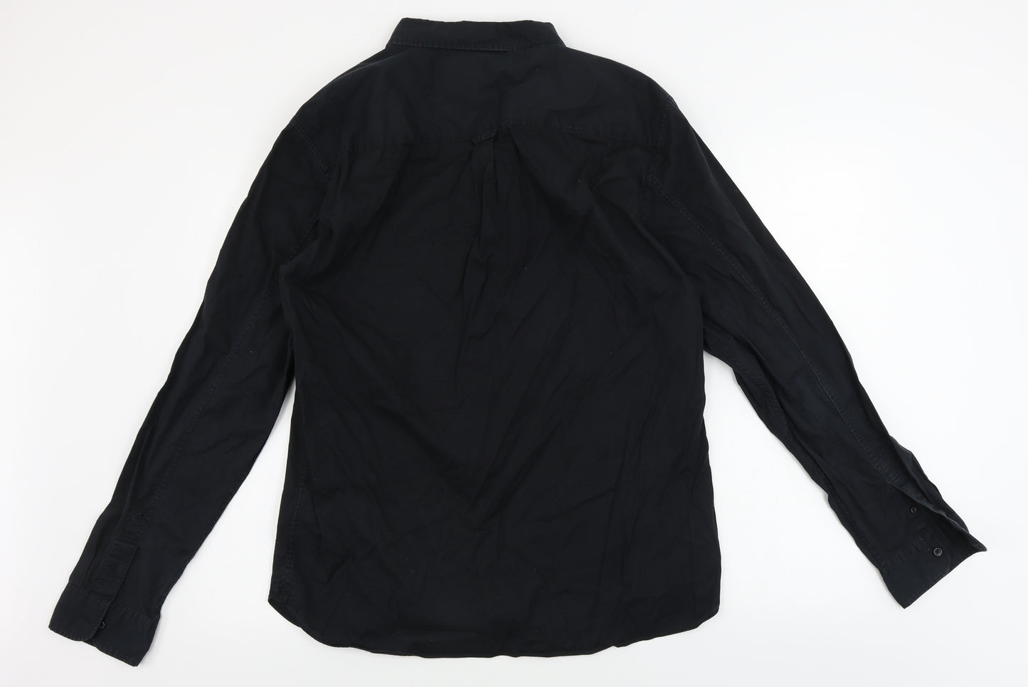 AllSaints  Mens Black    Button-Up Size XL