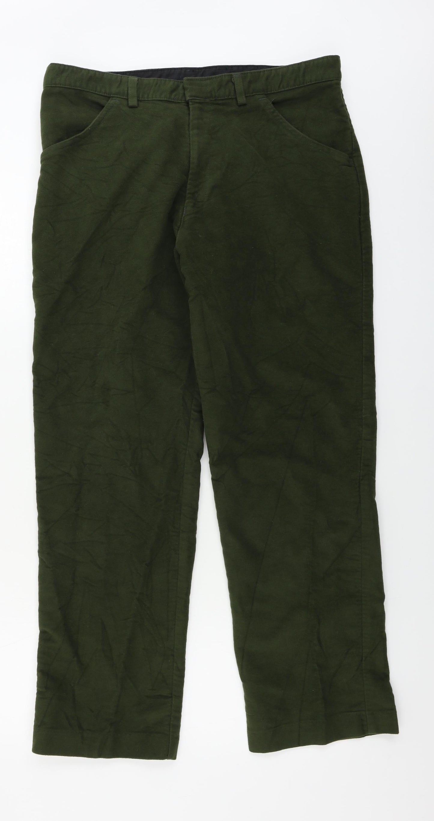 Preworn  Mens Green   Trousers  Size 36 in L26 in