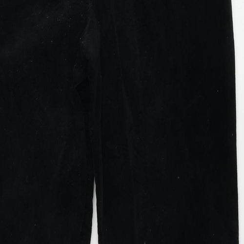 Marks and Spencer  Mens Black Paisley  Trousers  Size 32 in L26 in