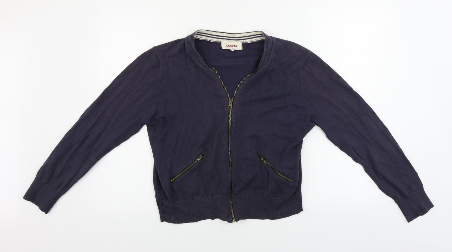Louche Womens Blue   Cardigan Jumper Size 14