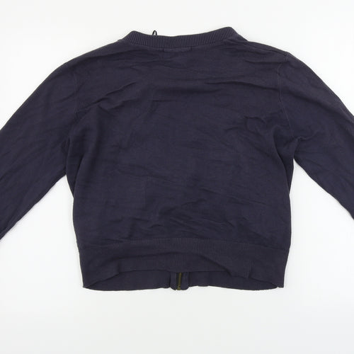 Louche Womens Blue   Cardigan Jumper Size 14