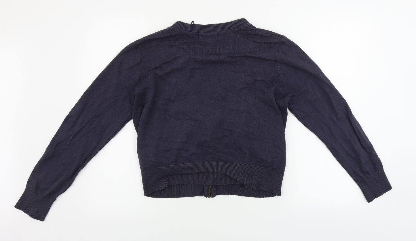 Louche Womens Blue   Cardigan Jumper Size 14