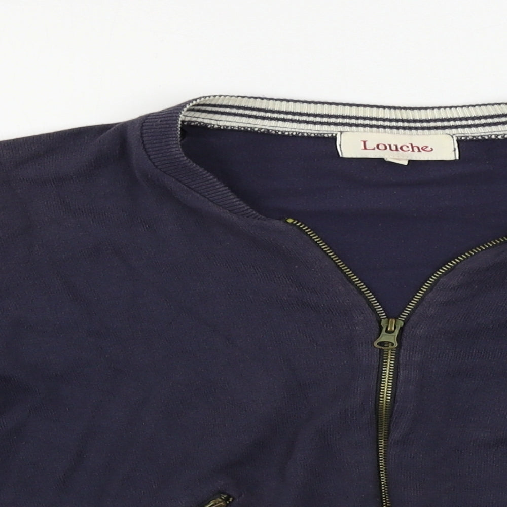 Louche Womens Blue   Cardigan Jumper Size 14