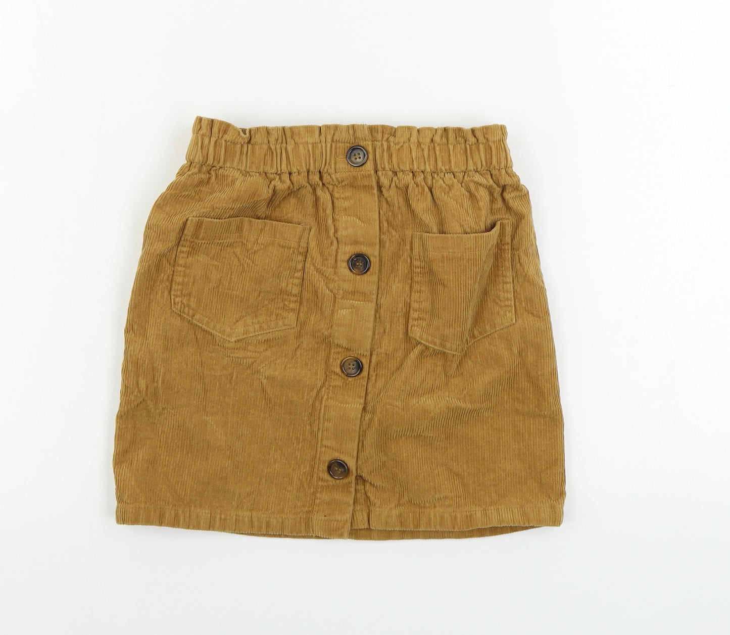 Nutmeg  Girls Brown  Corduroy A-Line Skirt Size 8-9 Years