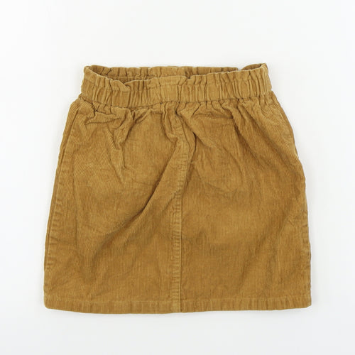 Nutmeg  Girls Brown  Corduroy A-Line Skirt Size 8-9 Years