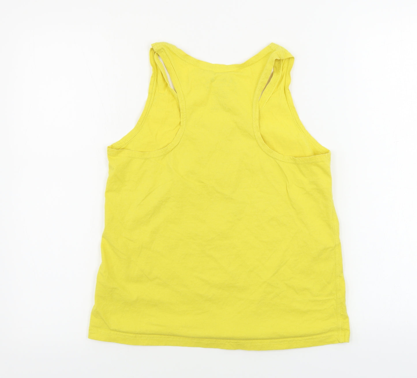 love to lounge Womens Yellow   Basic Tank Size 10
